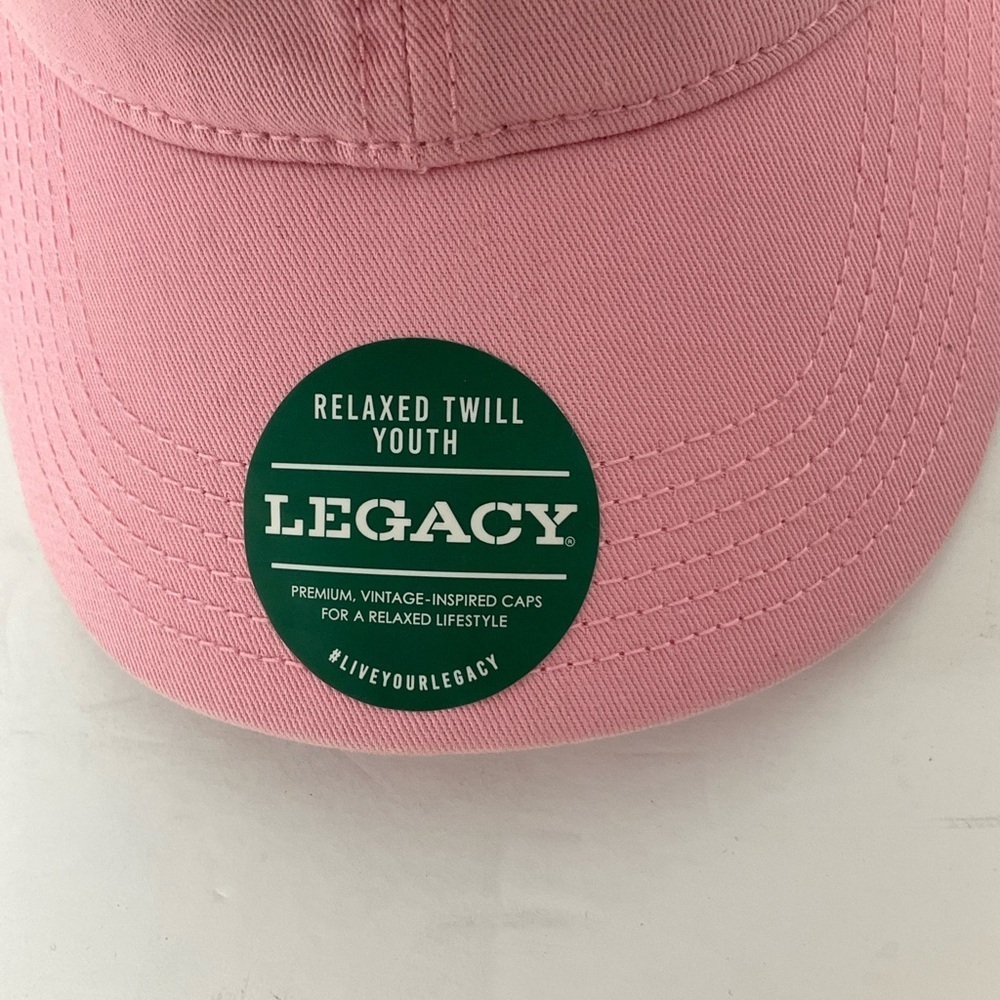 LEGACY Xavier U HBCU Light Pink Baseball Hat NWT Cotton Dad Cap Youth Adjustable - Picture 2 of 11